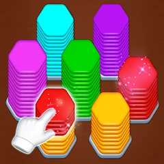 Hexa Sort 3D: Wood Sort Master Mod Apk 0.2 [Reklamları kaldırmak][Mod speed]