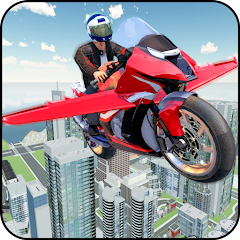 Flying Bike Game Stunt Racing Mod