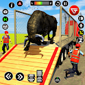 Animal Transport Truck Icon
