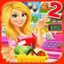 Supermarket Grocery Store Girl icon