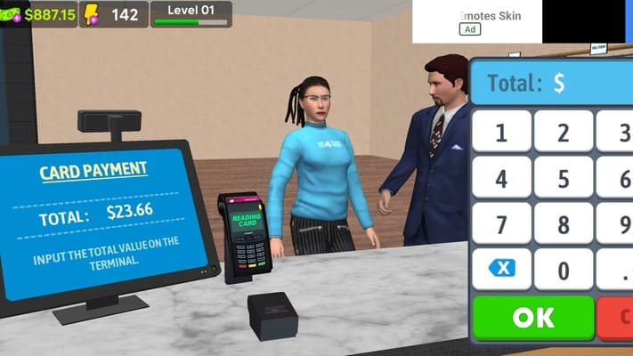 Clothing Shop - Simulator Game