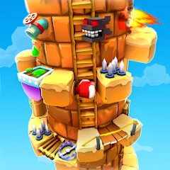 Blocky Castle: Tower Climb Mod Apk 1.16.0 [Reklamları kaldır][Sınırsız para]