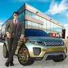 Luxury Car Dealer Businessman Icon