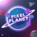 Pixel Planet Icon