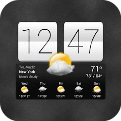 Sense V2 Flip Clock & Weather Mod Apk 8.45.2 [Kilitli][Ödül]