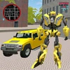 Golden Robot Car