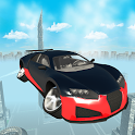 Flying Future Super Sport Car Icon