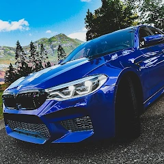 City Racer BMW M5 Parking Area Mod Apk [Remove ads][Unlimited money]