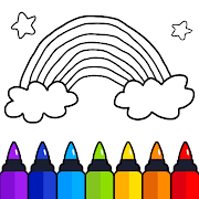 Coloring games for kids: 2-5 y Icon
