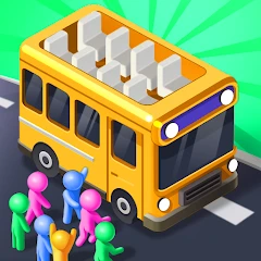 Bus Sort: Color Parking Jam Mod Apk [Remove ads]