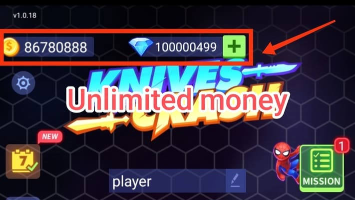 Knives Crash MOD APK Review And Video Guide for Android Banner