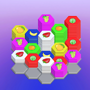 Merge Hexa Sort Colour Game Icon