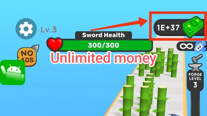 Sword Melter MOD APK Review And Video Guide for Android Banner
