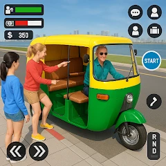 Tuk Tuk Rickshaw - Auto Game Mod Apk [Remove ads][Mod speed]