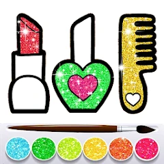 Glitter Beauty Coloring Book Mod APK