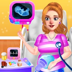 Mommy give birth a baby games