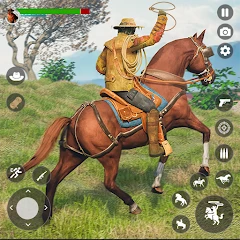 West Cowboy Rodeo Rider Safari Mod Apk [Remove ads][Mod speed]