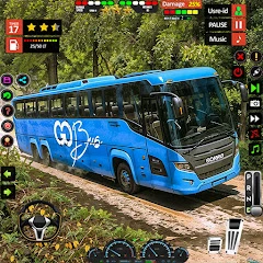 Offroad Bus Driving Bus Sim 3D icon