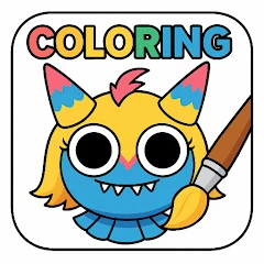 Dandy's World: Yatta Coloring