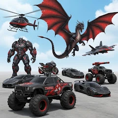 Monster Truck Game Robot Fight Mod Apk [Remove ads]