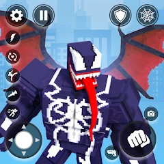 Black Symbiote Meme Hero Mod Apk [Remove ads][Mod speed]