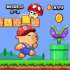 Capybara World Adventure Mod Apk [Remove ads][Mod speed]