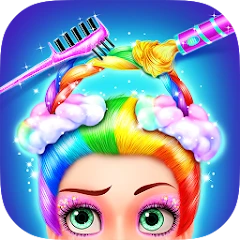 Rainbow Hair Salon - Dress Up Mod Apk 1.1 [Compra gratis]