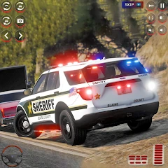 Real City Police Car Chase Mod Apk [Без рекламы][Мод на скорость]