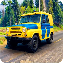 Police Car Chase Game: Jeep 3d