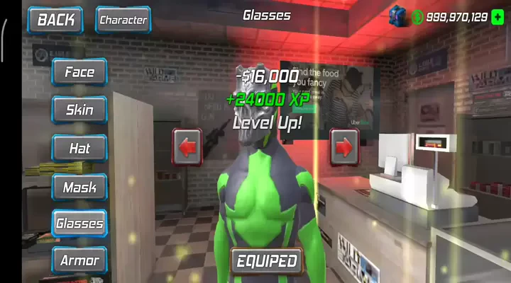 Rope Frog Ninja Hero Car Vegas