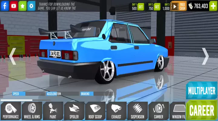 Car Parking 3D: Online Drift