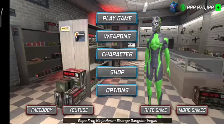 Rope Frog Ninja Hero Car Vegas