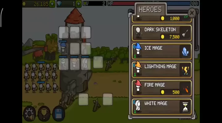 Grow Castle - Tower Defense مهكر