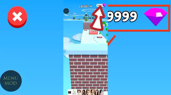 Tall Man Run screenshots