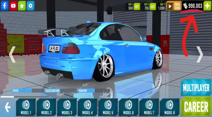 Car Parking 3D: Online Drift