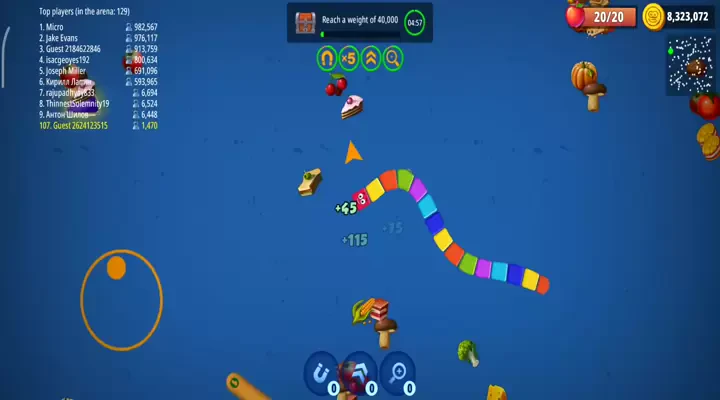 Worms Zone .io - Hungry Snake