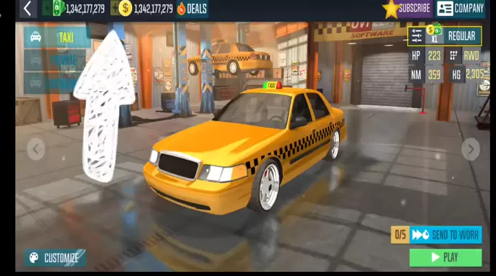 Taxi Car Simulator : EVO