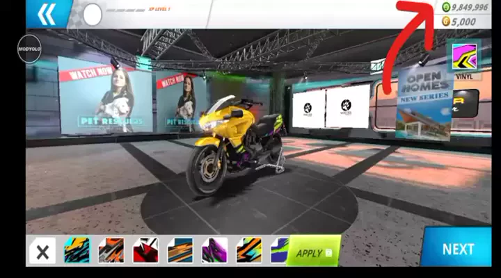 Moto Tour:Locura Multijugador Mod