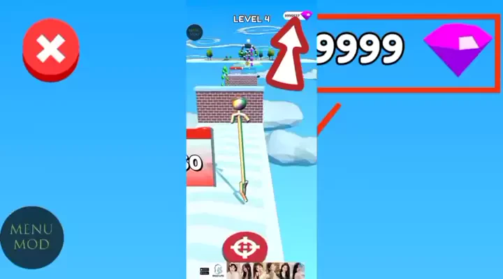 Tall Man Run screenshots