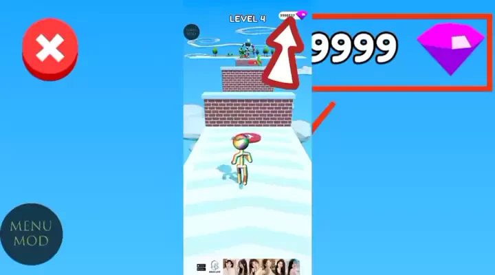 Tall Man Run screenshots