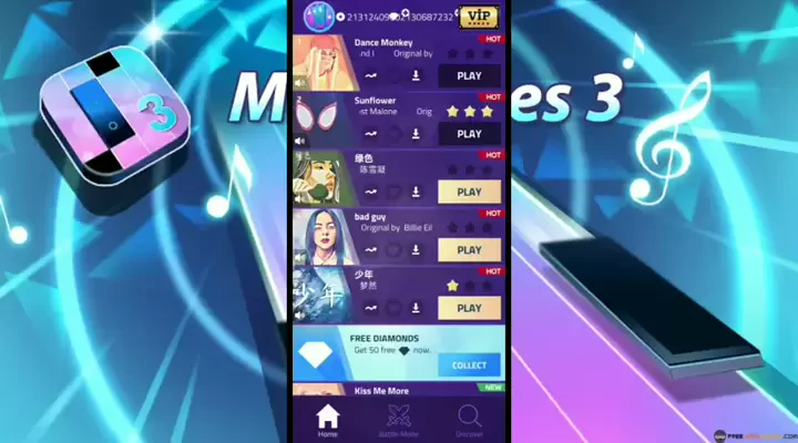 Magic Tiles 3™ Permainan Piano mod