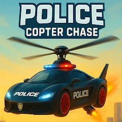 Police Helicopter Car Games
