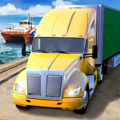 Ferry Port Trucker Parking Sim Mod Apk 