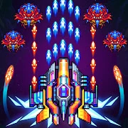 Galaxiga: Game Pesawat Arcade Mod Apk 25.62 [Tak terkalahkan][Mod speed]