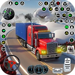 Louco Caminhão Dirigindo Jogo Mod Apk [Remover anúncios][Mod de velocidade]