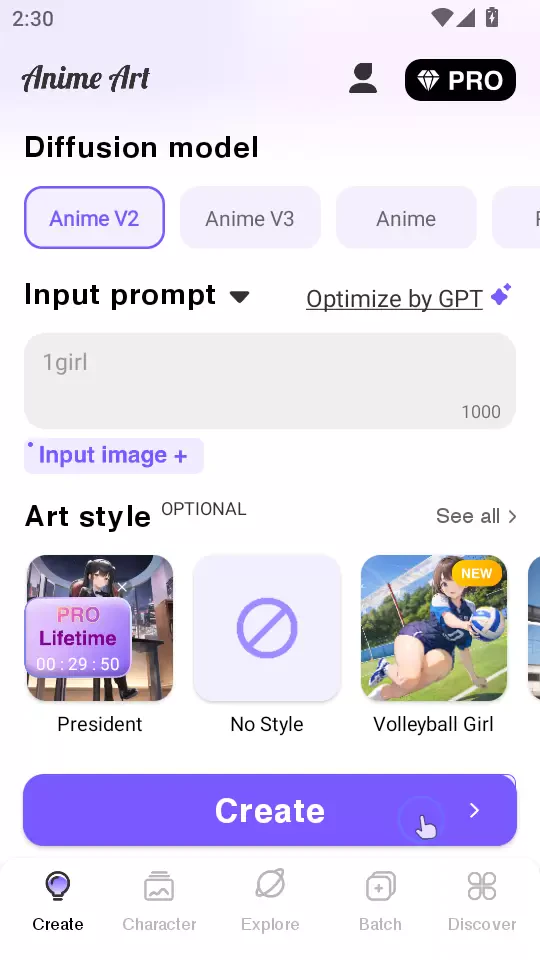 Anime Art - AI Art Generator