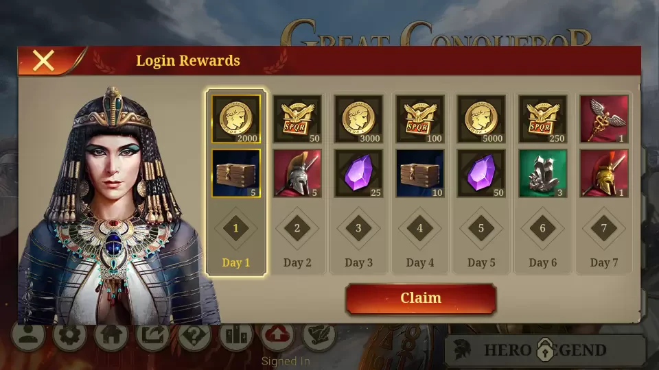 Great Conqueror: Rome War Game