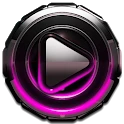 Poweramp skin Pink Glow Mod Apk [Paid for free][Free purchase]