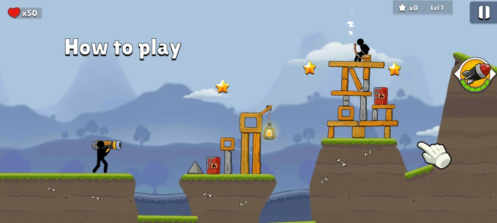 Boom Stick: Bazooka Puzzles