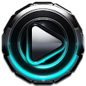 Poweramp skin Turquoise Glow Mod Apk [Paid for free][Free purchase]